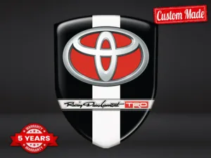 Toyota Printed Logo Stickers Edition Customizable Minimal